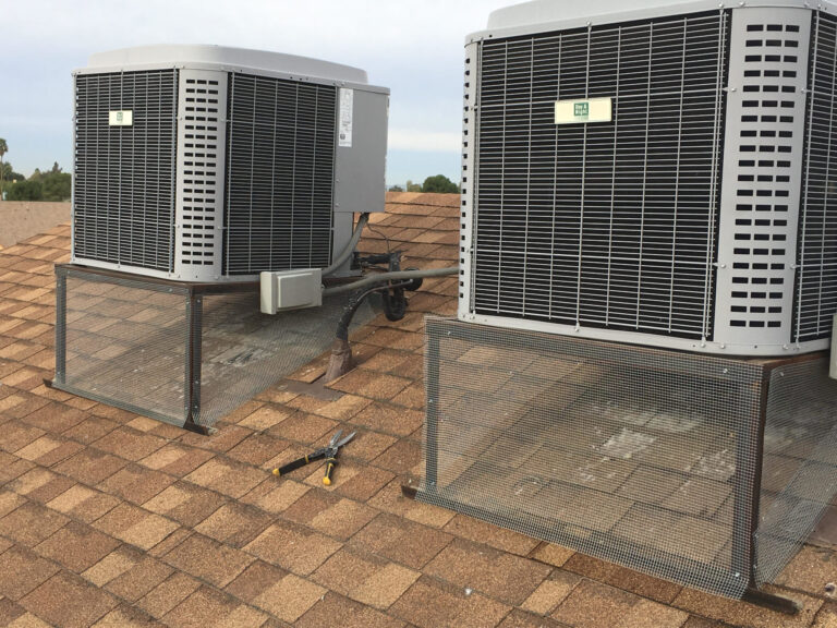 Pigeons Love Building Nests Underneath Rooftop AC Units